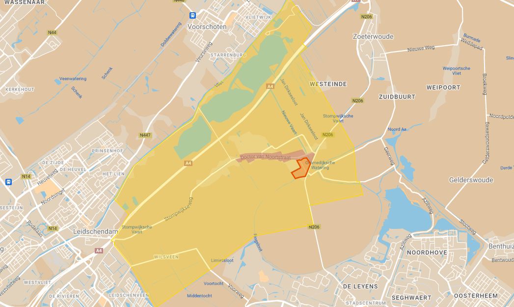 Wijkkaart Stompwijk
